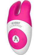 The Rabbit Company The Lay On Rabbit Rechargeable Silicone Massager - Hot Pink