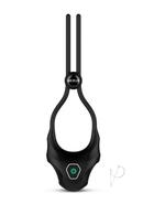 Nexus Forge Vibrating Adjustable Lasso Silicone Cock Ring - Black